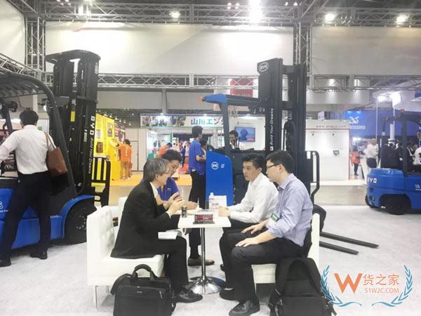 比亞迪叉車亮相日本國際物流綜合展！貨之家
